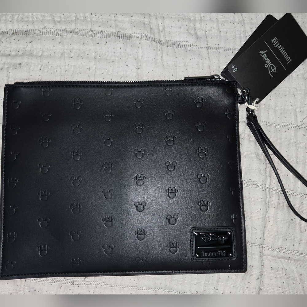 Disney Black Embossed Men's Wallet